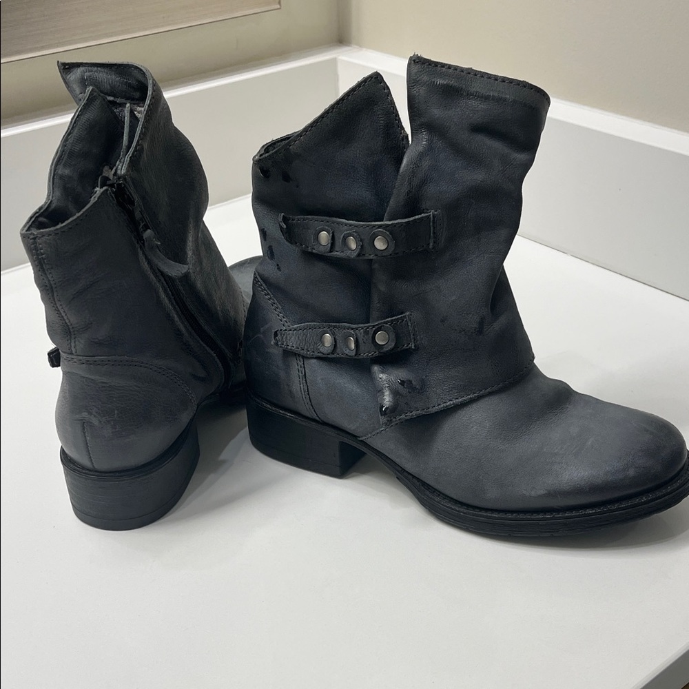 Stylish Blue Women's Ankle Boots